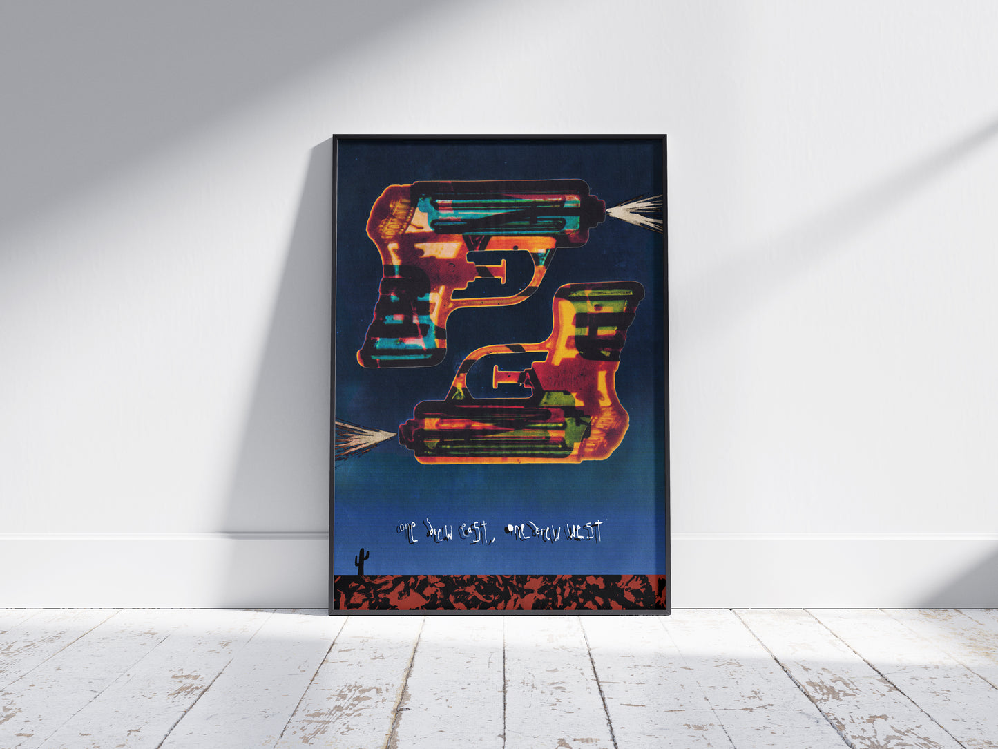 'One Drew East, One Drew West' Print