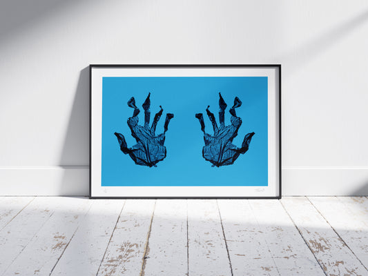 'Glue Hands' Limited Edition A3 Print