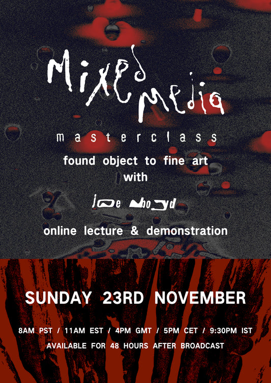 Joe Boyd Mixed Media Masterclass: Online Lecture & Demonstration